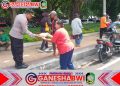 Polresta Banyuwangi Bagikan Nasi Kotak di Jumat Berkah, Bukti Kepedulian kepada Warga