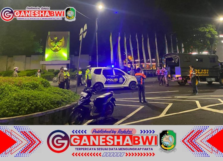 Polresta Banyuwangi Gelar Patroli Gabungan Skala Besar, Ciptakan Harkamtibmas Kondusif Antisipasi Balap Liar