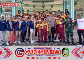 Babinsa Desa Barurejo Ajak Masyarakat dan Pelajar Kerja Bakti Cegah DBD di Musim Hujan