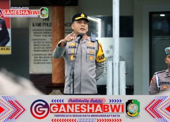 Kapolresta Banyuwangi Sampaikan Arahan Strategis dalam Apel Jam Pimpinan