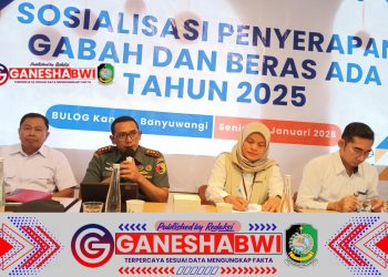 Dandim 0825/Banyuwangi Hadiri Sosialisasi Penyerapan Gabah dan Beras Tahun 2025