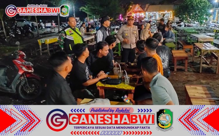 Koramil 0825/01 Banyuwangi Bersama Polsekta dan Satpol PP Gelar Patroli Skala Besar untuk Ciptakan Keamanan Wilayah