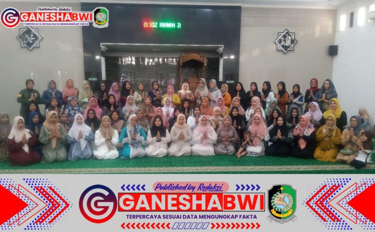 Kowad dan Persit Kodim 0825 Banyuwangi Ikuti Tausiyah dan Doa Bersama untuk Tingkatkan Keimanan