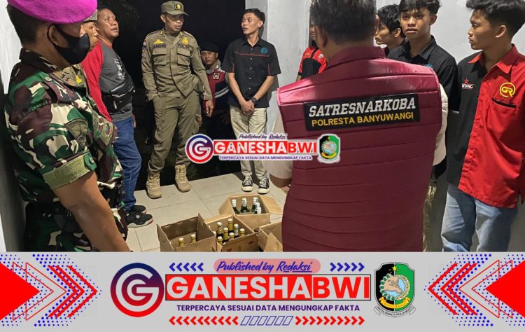 Polresta Banyuwangi Razia Tempat Hiburan Malam: Tertibkan Peredaran Miras Ilegal