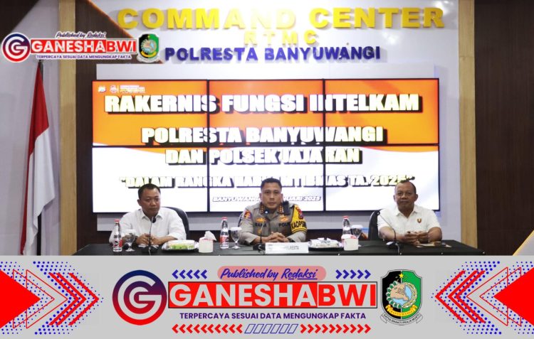 Kapolresta Banyuwangi Pimpin Rakernis Intelkam TA 2025: Perkuat Strategi Keamanan Wilayah