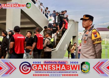 Polresta Banyuwangi Tingkatkan Pengamanan Liga 4 PSSI Jatim 2025 di Stadion Diponegoro