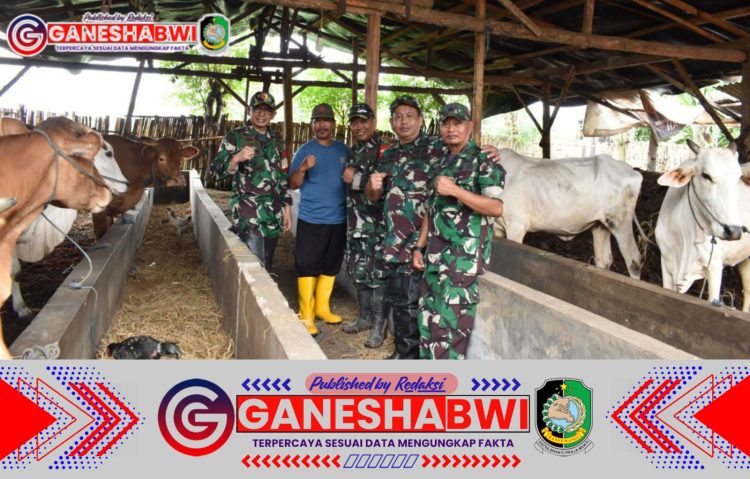 Kodim 0825/Banyuwangi Dorong Pertanian Ramah Lingkungan Lewat Pembuatan Pupuk Organik