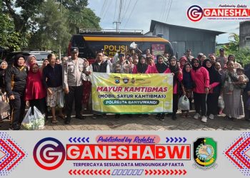 Polresta Banyuwangi Gelar Mayur Kamtibmas di Bakungan, Libatkan Warga Jaga Keamanan Lingkungan
