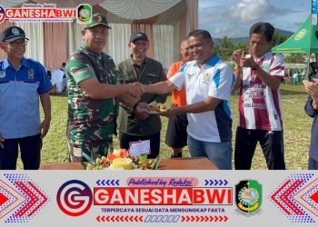 Kasdim 0825 Banyuwangi Resmi Membuka Turnamen Sepak Bola Dandim Cup 1 Mini Soccerkids 2025