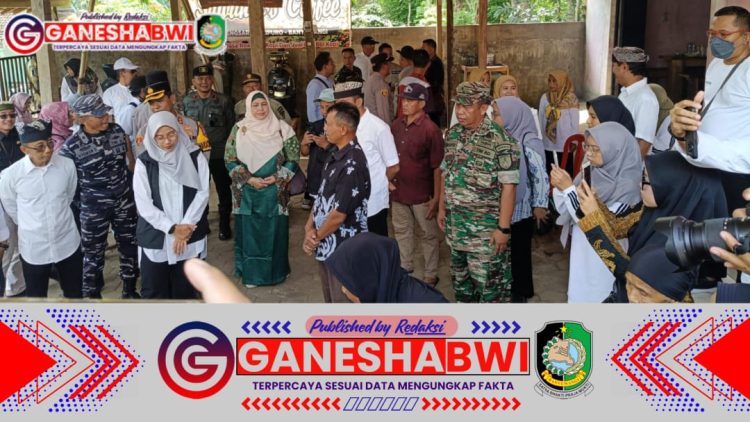 Danramil 0825/21 Kalipuro Hadiri Program Sosial "Banyuwangi Berbagi" Bersama Forkopimda