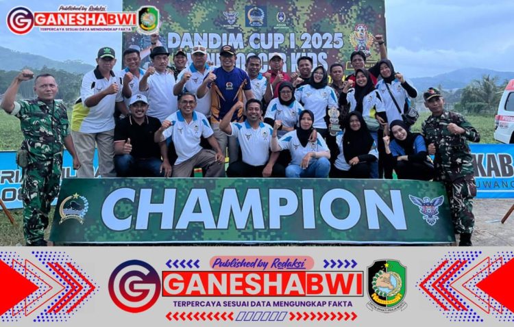 Kodim 0825 Banyuwangi Gelar Dandim Cup 1 Mini Soccerkids 2025, Bukti Dukungan untuk Anak Berprestasi