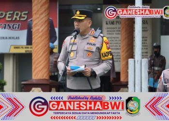 Polresta Banyuwangi Gelar Upacara Kenaikan Pangkat Pengabdian untuk Ipda Suyitno