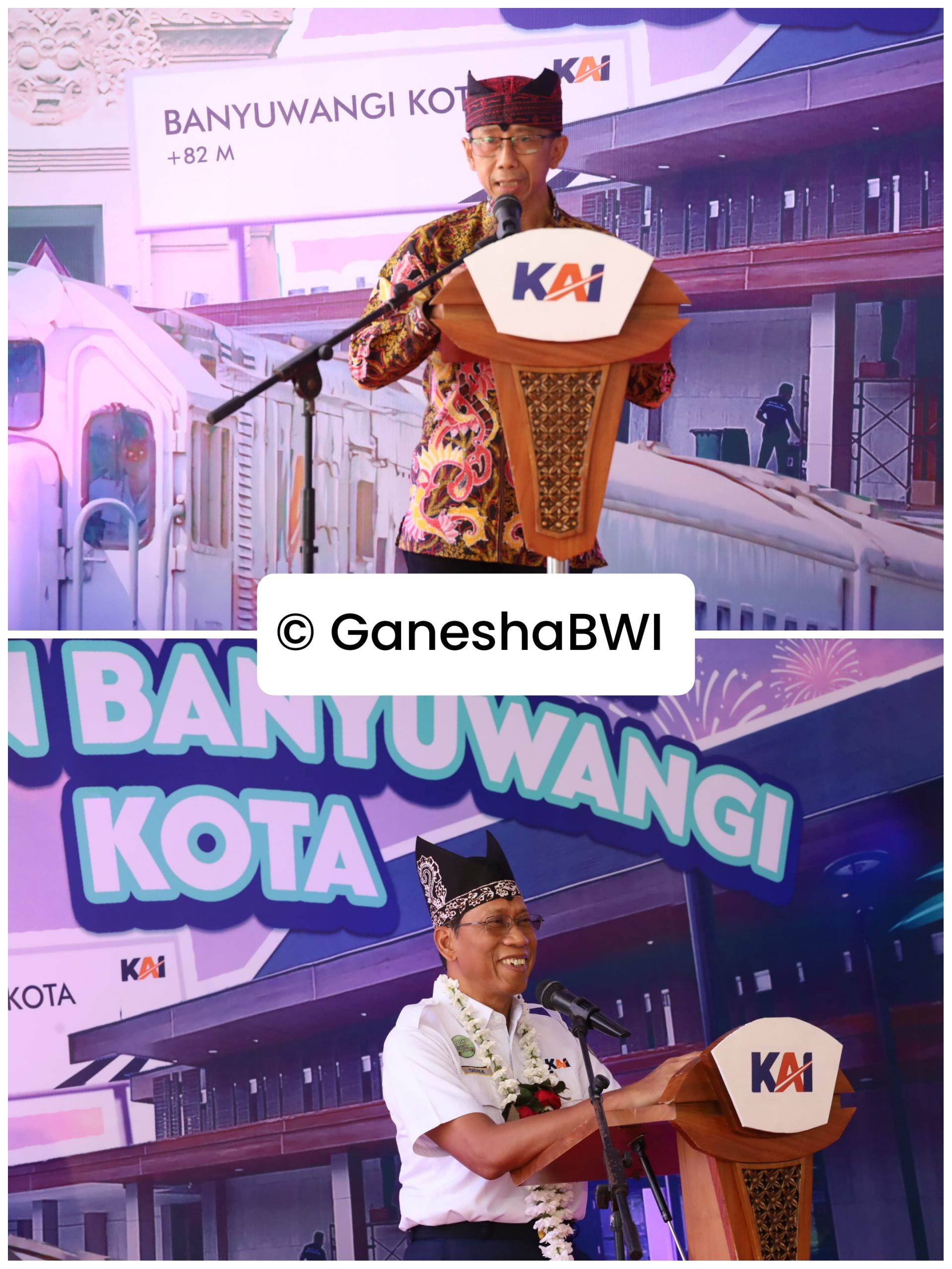 Dandim 0825/Banyuwangi Dukung Peresmian Penataan Stasiun Banyuwangi Kota