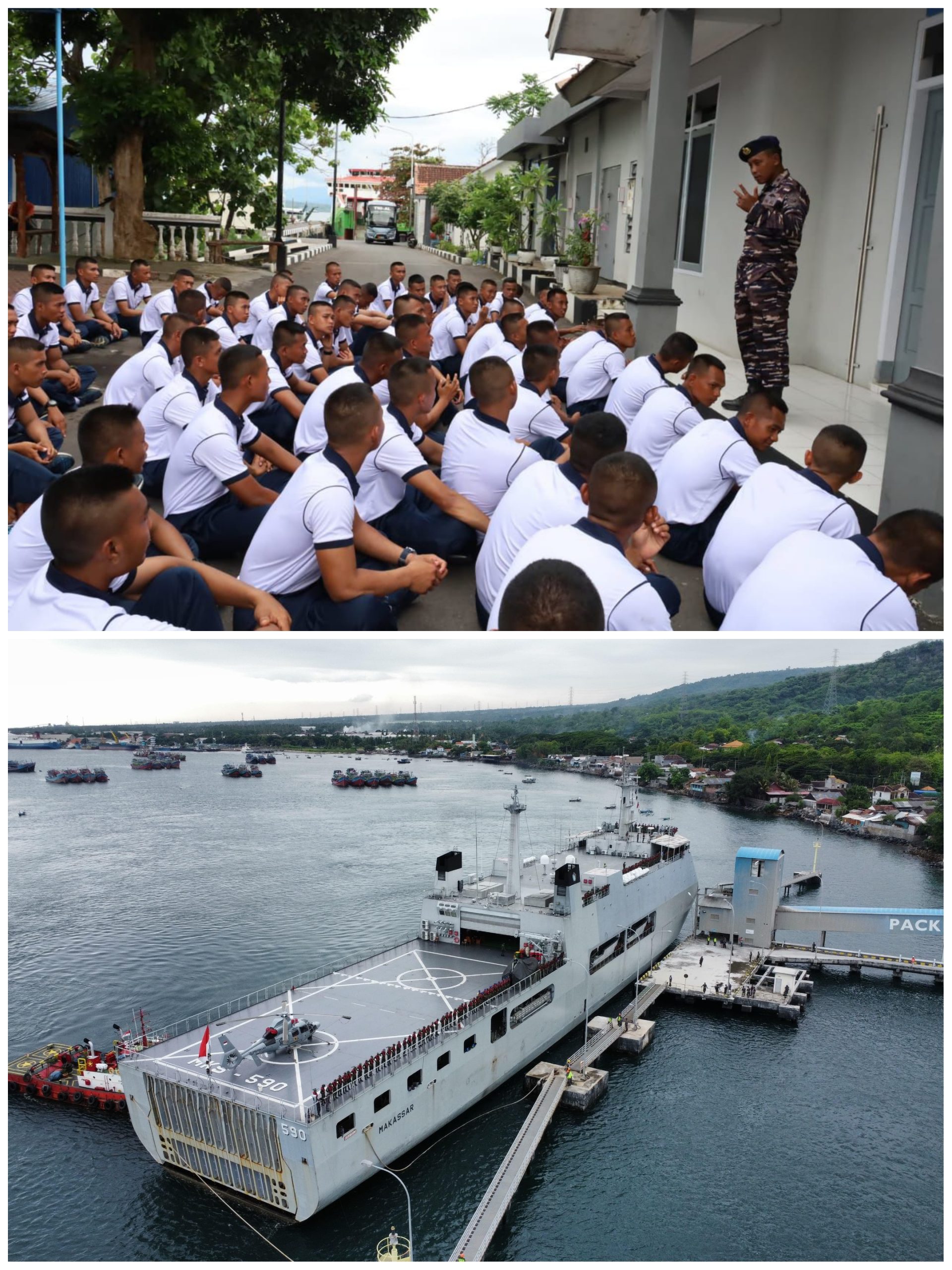 TNI AL Lanal Banyuwangi Lepas Satgas Jala Wira Yudha XXIII/2025 Usai Kegiatan di Banyuwangi