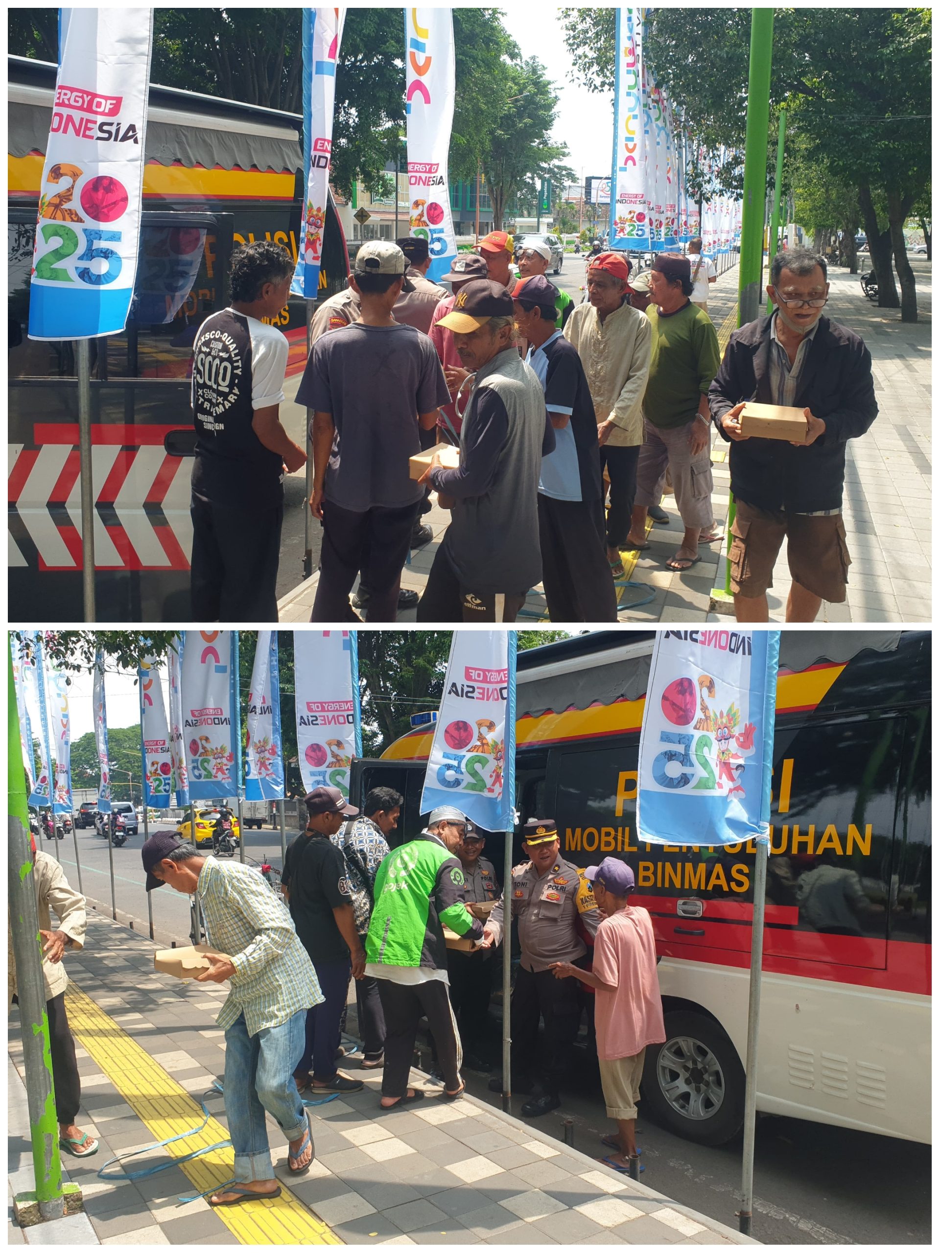 Polresta Banyuwangi Bagikan Nasi Kotak di Jumat Berkah, Bukti Kepedulian kepada Warga