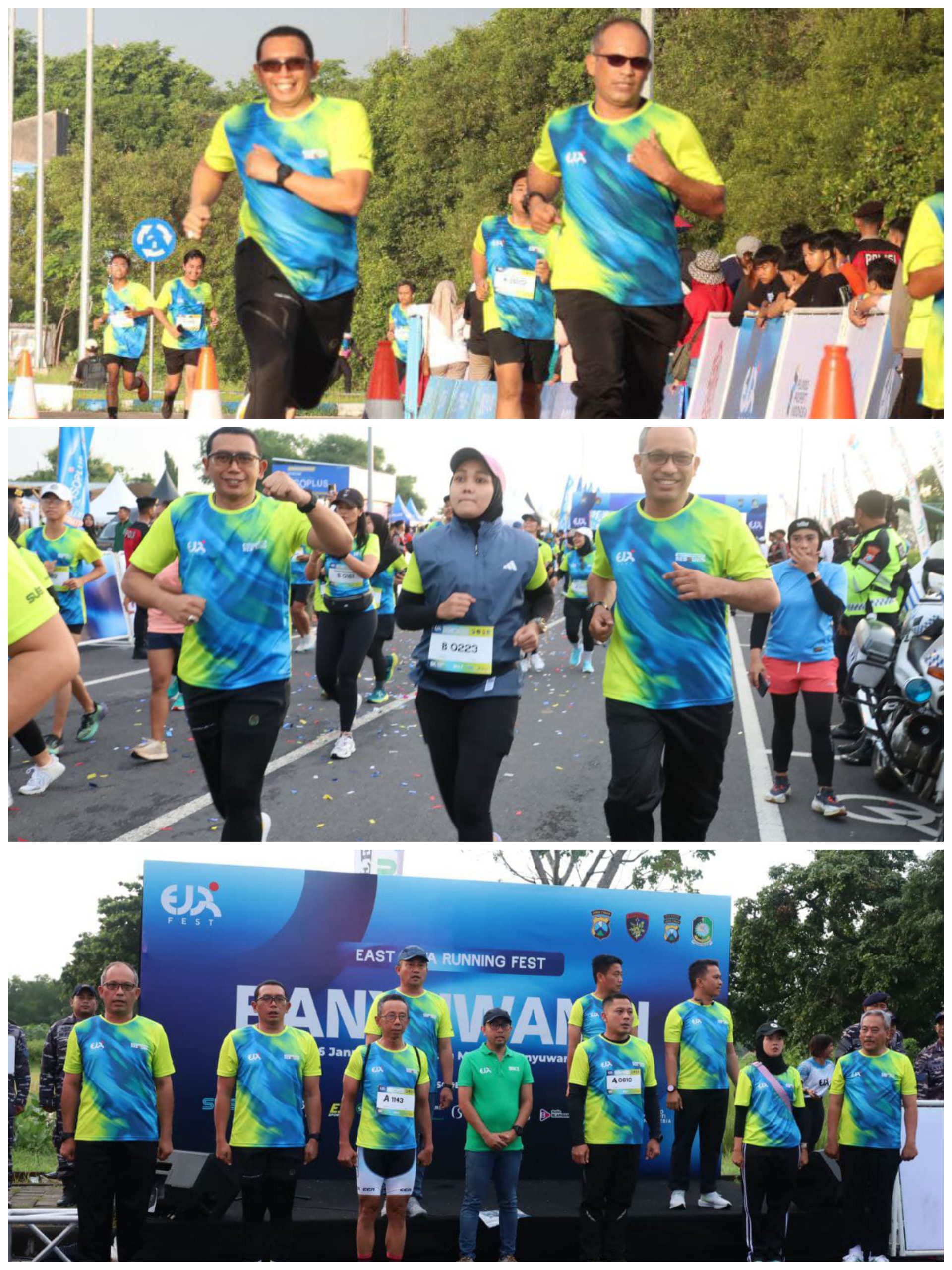 Dandim 0825/Banyuwangi Bersama Forkopimda Semarakkan East Java Run Festival