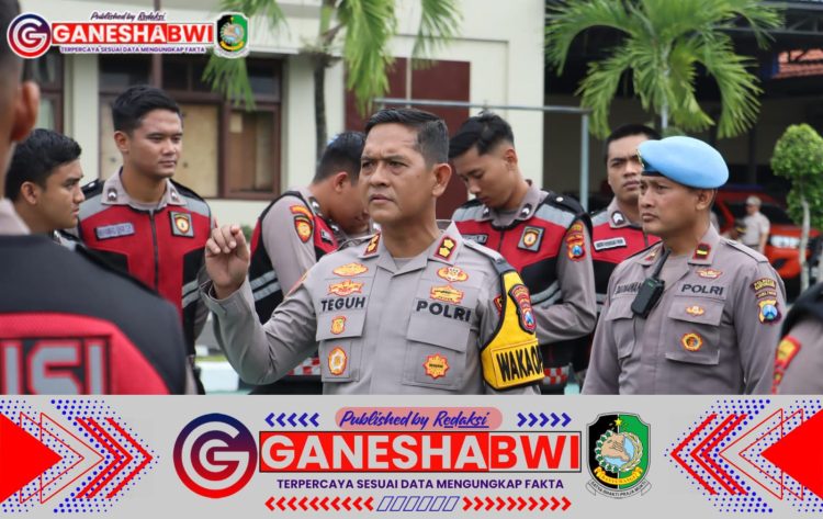 Wakapolresta Banyuwangi Ingatkan Pentingnya Disiplin dan Pelayanan Prima dalam Apel Pagi