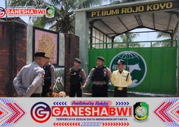 Polresta Banyuwangi Perketat Pengamanan Kunjungan Menko Pangan di PT Bumi Rojo Joyo