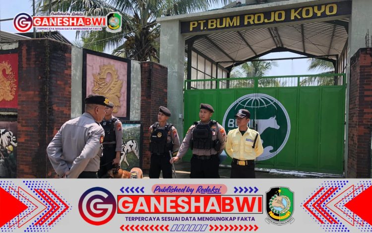 Polresta Banyuwangi Perketat Pengamanan Kunjungan Menko Pangan di PT Bumi Rojo Joyo