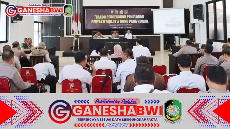 Polresta Banyuwangi Gelar Rakor Pencegahan PMK, Perkuat Langkah Antisipasi bagi Peternak Polresta Banyuwangi Gelar Rakor Pencegahan PMK, Perkuat Langkah Antisipasi bagi Peternak