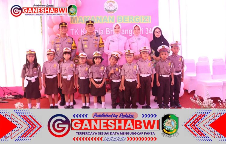 Pengurus Yayasan Kemala Bhayangkari Jatim Kunjungi TK Kemala Bhayangkari 34 Banyuwangi, Beri Bantuan dan Motivasi