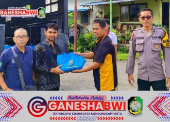 Polresta Banyuwangi Salurkan Paket Sembako untuk Warga dalam Program Banyuwangi Berbagi