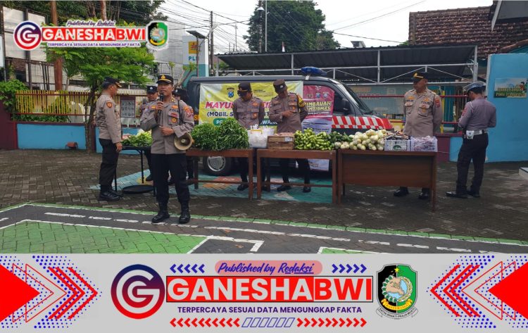 Polresta Banyuwangi Gelar Program Mayur Kamtibmas, Berbagi Sayur Gratis di TK Bhayangkari Rogojampi