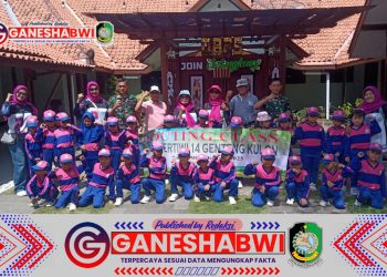 Kodim 0825/Banyuwangi Gelar Outing Class TK Pertiwi 14, Tanamkan Wawasan Kebangsaan Sejak Dini