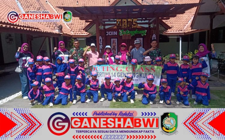 Kodim 0825/Banyuwangi Gelar Outing Class TK Pertiwi 14, Tanamkan Wawasan Kebangsaan Sejak Dini