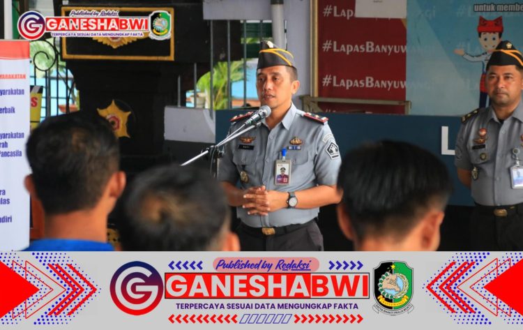 Kalapas Banyuwangi Tegaskan Disiplin bagi Tamping: Jadilah Teladan bagi Warga Binaan