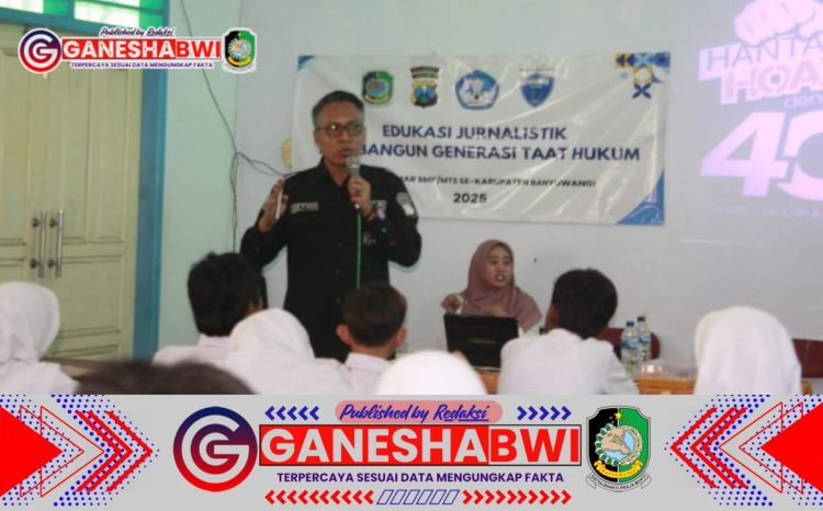Polresta Banyuwangi Gelar Sosialisasi Bijak Bermedia Sosial untuk Pelajar, Cegah Kejahatan Siber