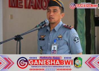 Kalapas Banyuwangi Pimpin Apel Pagi, Tekankan Kedisiplinan dan Integritas Pegawai