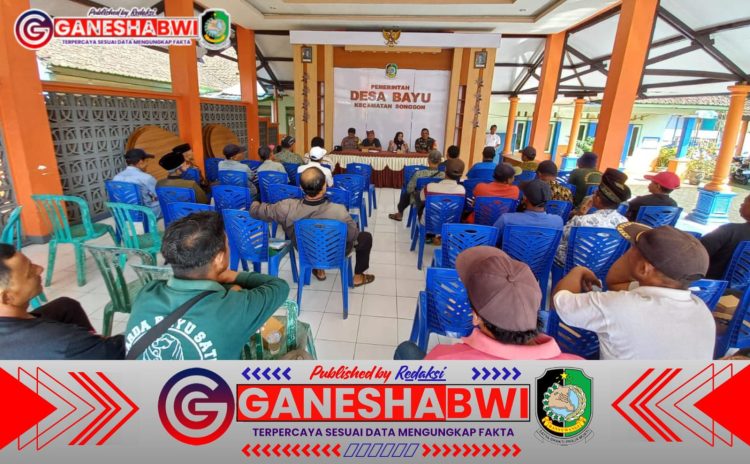 Pemilihan Ketua HIPPA Desa Bayu Berjalan Lancar, Babinsa dan Bhabinkamtibmas Pastikan Keamanan