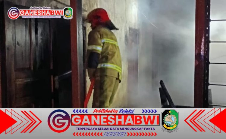 Kebakaran di Blimbingsari, Satu Orang Alami Luka Bakar