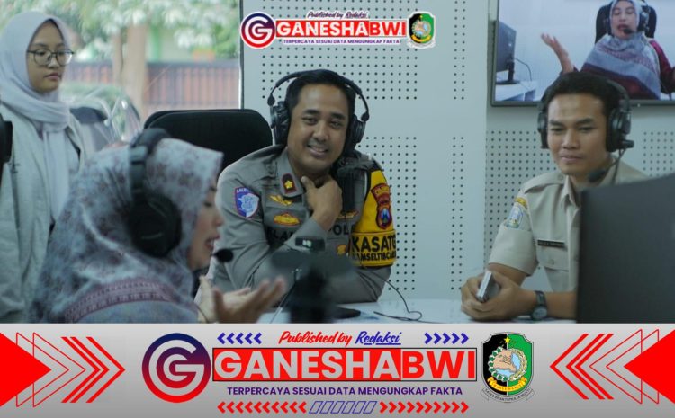 Satlantas Polresta Banyuwangi Edukasi Keselamatan Berkendara Lewat Radio dalam Operasi Keselamatan Semeru 2025