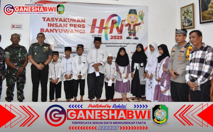 Dandim 0825 Banyuwangi Hadiri Tasyakuran Insan Pers 2025, Tekankan Sinergitas dan Ketahanan Pangan