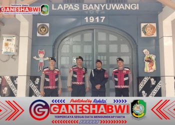 Sinergi Jaga Keamanan, Polresta Banyuwangi Gelar Patroli Sambang ke Lapas Kelas IIA