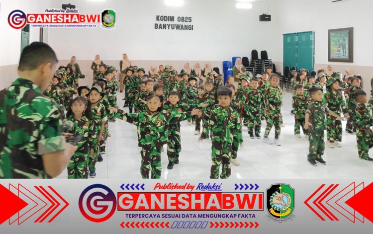 Kodim 0825/Banyuwangi Tanamkan Wawasan Kebangsaan dan Kedisiplinan Lewat Program "Gelas Wangi"