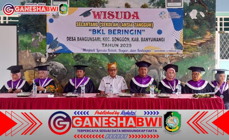 Wisuda Sekolah Lansia Tangguh "BKL Beringin" Bangunsari, Wujud Pemberdayaan Lansia di Desa