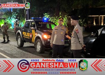 Polresta Banyuwangi Gelar Patroli Skala Besar, Cegah Balap Liar di Titik Rawan