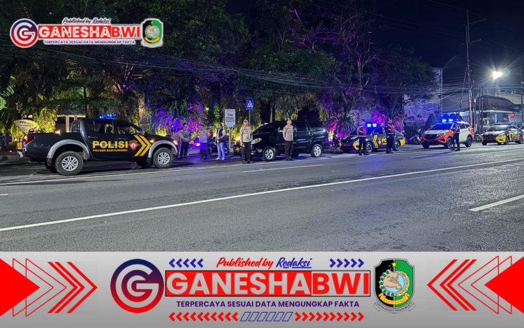 Polsek Kabat dan Forpimka Gelar Patroli Skala Besar, Pastikan Keamanan Jelang Ramadhan