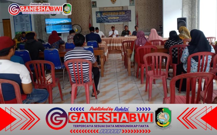 Babinsa Bulurejo Hadiri Musdes Laporan Pertanggungjawaban APBDes Tahun 2024