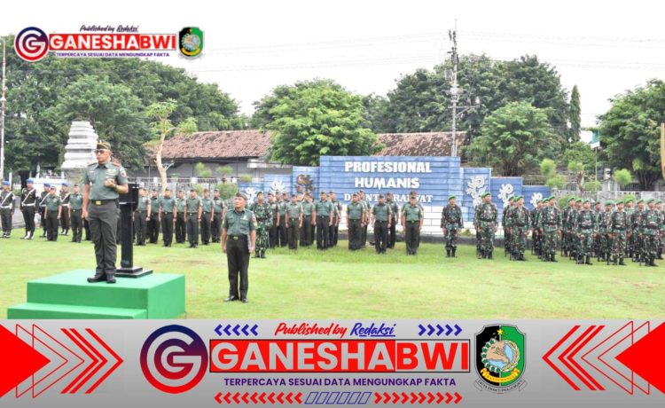 Kodim 0825 Banyuwangi Gelar Upacara 17 Agustus dan Lepas Anggota Pensiun