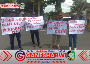 Aktivis Geruduk Kejari dan Pemda Banyuwangi Tuntut Kejelasan Kasus Korupsi Mamin Fiktif