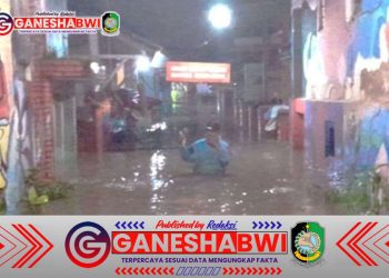 Puluhan Rumah di Kelurahan Tukangkayu Banyuwangi Terendam Banjir Akibat Luapan Sungai Kalilo