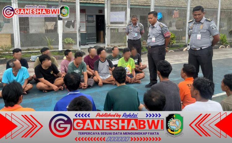 Lapas Banyuwangi Gelar Penggeledahan Kamar dan Tes Urine untuk Pastikan Bebas Handphone dan Narkoba