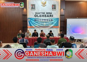 Musdessus Desa Olehsari Tetapkan Penerima BLT Dana Desa Tahun 2025