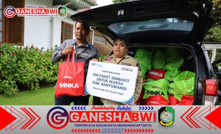 Diapresiasi Banyak Pihak, Sembako Pengganti Karangan Bunga Pelantikan Bupati Banyuwangi Terus Mengalir