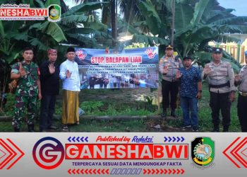 Polsek Kalipuro, TNI, dan Warga Bersinergi Cegah Balap Liar di Banyuwangi
