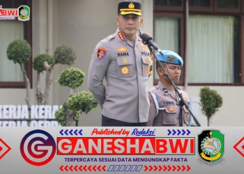 Kapolresta Banyuwangi Pimpin Apel Jam Pimpinan, Tekankan Disiplin dan Pelayanan Prima